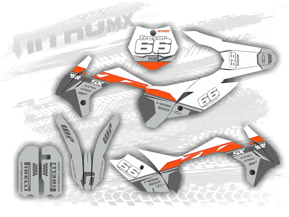 Kit de gráficos NitroMX para KTM SX 85 SX85 2013 2014 2015 2016 2017 calcomanías pegatinas Foto 1 de 1