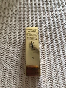 Yves Saint Laurent Rouge Pur Couture The Bold #21 Rouge Paradoxe Lipstick 3g NIB - Picture 1 of 3