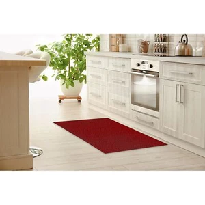 LEOPARD PRINT RED Kitchen Mat By Kavka Designs Red 3' x 5' - Picture 1 of 5