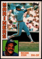 1984 Topps Tiffany #83 Richie Zisk NM+++ Mariners