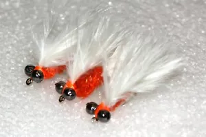 Gatos Bigote Trucha Mosca Mini Sangrado Corte Garganta Cadena Ojo Cuentas Cabeza Pesca con Mosca - Imagen 1 de 4