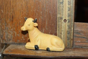 Ceramic Christmas Nativity Scene Figure Cow - Picture 1 of 3