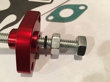 07-10 SUZUKI KING QUAD 450 - BILLET MANUAL CAM CHAIN TENSIONER - USA- RED CNC-13