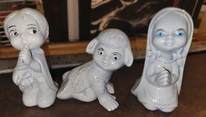 creepy children figurines weird kitsch - Picture 1 of 3