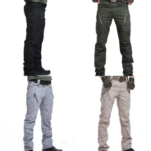 Mono para Hombres Pantalones del Ejército Pantalones Carga Exterior Bolsillos Ropa de Trabajo Militar - Imagen 1 de 16