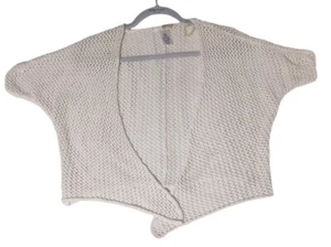Route 66 Women's Ivory Short Sleeve Knit Cardigan Size S - Picture 1 of 7