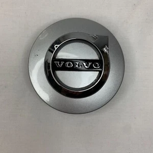 VOLVO OEM Wheel Center Cap Silver Finish Chrome Logo 31471435 - Picture 1 of 6
