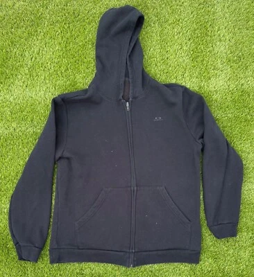 Vintage OAKLEY Men's Full Zip Black XL Hoodie Sweatshirt - Image 1 of 4