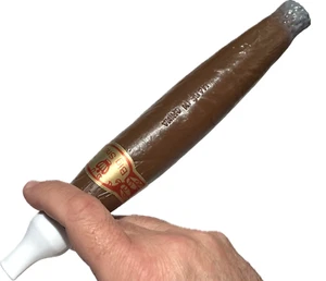 BIG SHOT GIANT JUMBO FAKE CIGAR Gag Joke Hobo Costume Plastic Prop Gangster Toy - Picture 1 of 14