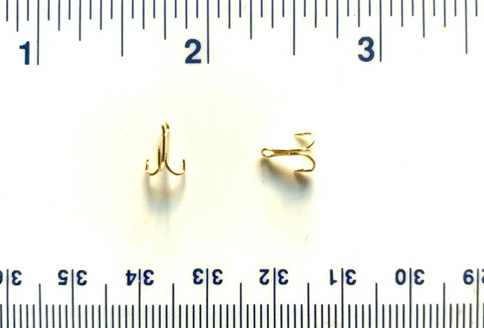 50 GT Anzuelos de Pesca de Agudos Dorados de Calidad Superior 3X Tamaño 20 Foto 1 de 1