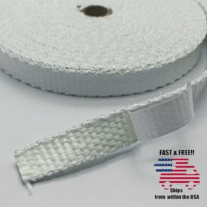 10 FEET STOVE GLASS SEAL TAPE FIRE ROPE GASKET Adhesive Backed 1/8" X1" - Picture 1 of 1