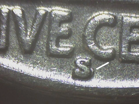 1935-S BUFFALO NICKEL RPM S OVER S   V.FINE   WW2 Cover