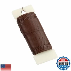 Jewelry Making Wire, Floral Wire Coffee Color Flexible Paddle Wire for Crafts - Picture 1 of 5