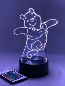 Disney's Winnie The Pooh 3D LED Lamp Night Light w/Free Shipping - Picture 1 of 10