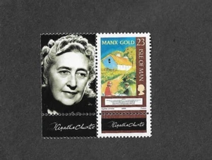Agatha Christie - Autor Literatur- Bücher mnh single Isle of Man 2002 - Bild 1 von 1