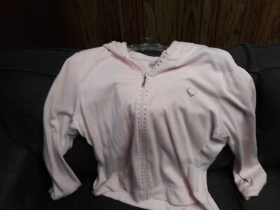 Sudadera con capucha corazón rosa para mujer Foto 1 de 2