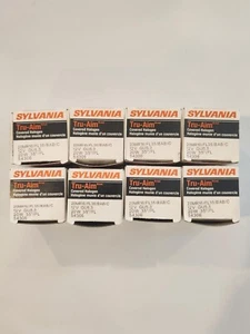 Lot of 8 Sylvania Tru-Aim Covered Halogen Bulb 20MR16/FL35/BAB/C 12V 20W - Picture 1 of 4