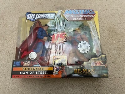 Mattel DC Universe vs MOTU Classic SUPERMAN vs HE-MAN 2 Pack Exclusive - Image 1 of 3