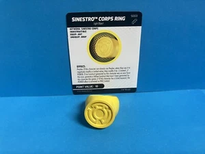 Heroclix DC Sinestro Corps Ring #s003 w/ Card Batman Team Up Set - Picture 1 of 2