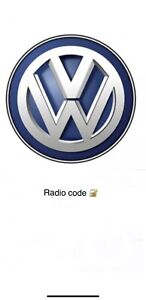 VW / Audi Radio Code Service RDS /RNS-E Plus/Chorus Concert 2