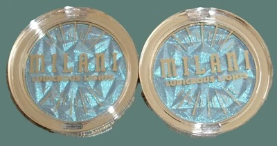 Milani Ludicrous Lights Duo Chrome Highlighter, 110 Lollapa-Blue-ZA Lot of 2 NEW - Image 1 of 3