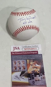 Tony Larussa STL/ Chi Sox “HOF 14” Signed Official MLB Baseball! JSA # WIT920914 - Picture 1 of 2