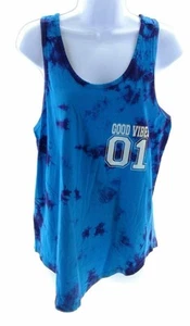Miss Popular Junior Active Wear blau Batik Tanktop sportlich Training Freizeit - Bild 1 von 11