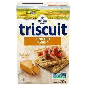 6 Boxes of Triscuit Smoked Gouda Crackers 200g Each - FRESH from Canada - Picture 1 of 2