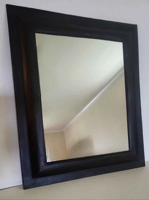 Vintage Pottery Barn Bronze Metal Framed Small Wall Mirror 19.25"x16" - Image 1 of 4