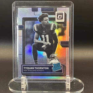 2022 Donruss Optic Tyquan Thornton #222 Rated Rookie Silver Holo Variation - Foto 1 di 2
