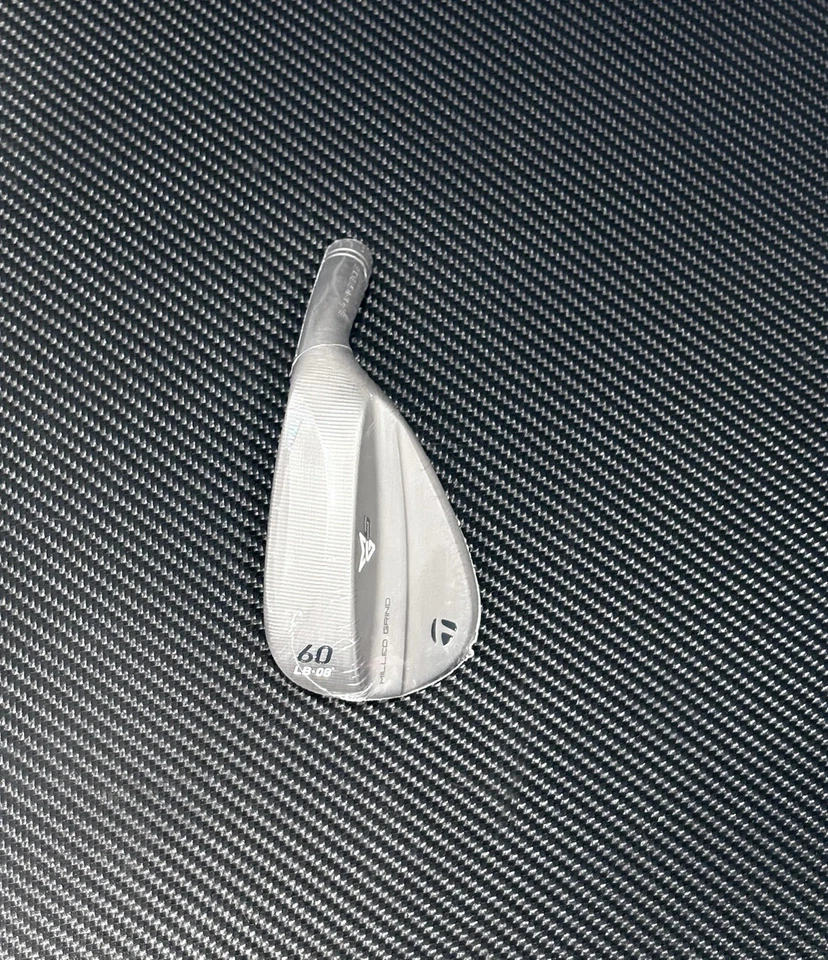 NEW TOUR ISSUE! TaylorMade MILLED GRIND 5 (MG5) 60° LB Wedge RAW- HEAD ONLY - Image 1 of 4