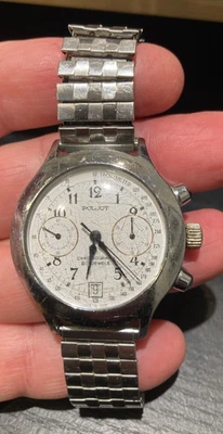 Poljot Reloj Clásico Cronógrafo Manual 3133 Hombre 38mm Hecho en URSS Foto 1 de 3