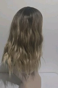 Women's Fashion Hair Full Head Blonde Wavy Wig - Picture 1 of 11