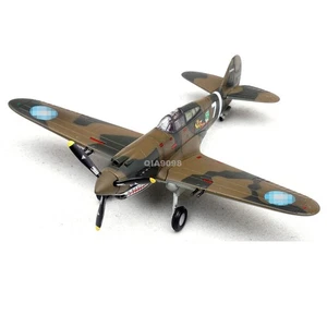 New 1/72 Scale WWII US P-40C Aircraft Flying Tigers Team Metal Plastic Model - Picture 1 of 5