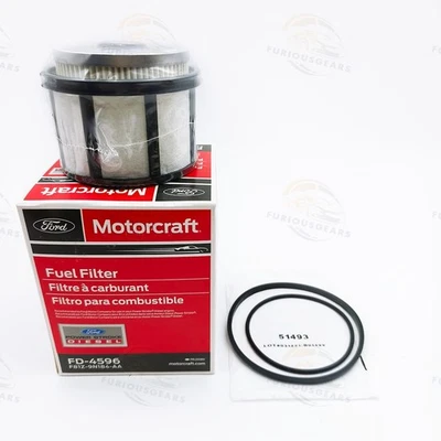 Motorcraft FD4596 Fuel Filter Fit Ford F250 F350 E350 E450 Excursion 99-03 7.3L Foto 1 de 4