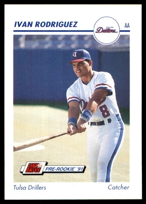 Ivan Rodriguez 1991 Line Drive AA #592 Tulsa Drillers MLB READ FREE SHIPPING - Image 1 of 2