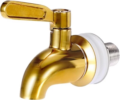 Grifo de repuesto dispensador de bebidas de acero inoxidable BTSKY se adapta a dorado  Foto 1 de 4
