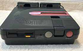 SHARP Twin Famicom Console System AN-500 Black [Maintained Belt Replaced]