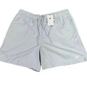 Nike Men's Swim Trunks XL Light Blue Board Shorts Mesh Lined Quick Dry NWT - Picture 1 of 10