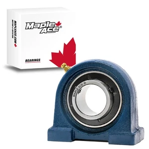 UCPA204-12 Tapped Base Pillow Block Bearing 3/4" Bore, Self-Aligning - Imagen 1 de 4