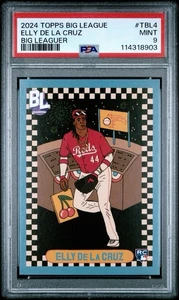 Elly De La Cruz Rookie 2024 Topps Big Leaguer #TBL4. PSA Graded Mint 9 - Picture 1 of 3