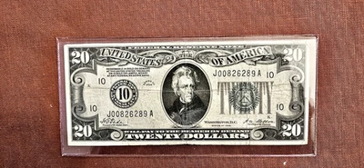 1928 Kansas City $20 "Reedmable in Gold" Banknote - Image 1 of 2