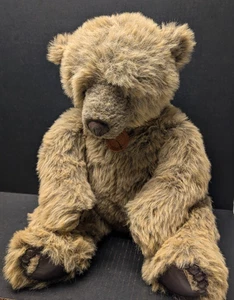 Charleen Kinser Designs Handmade Brown Bear Plush New Baby 155 Jul 87 21" - Picture 1 of 11