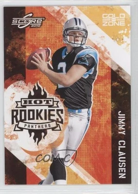 2010 Score Hot Rookies Gold Zone /299 Jimmy Clausen #7 RC - Image 1 of 2
