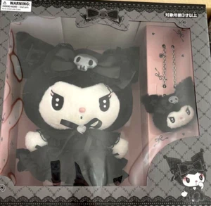 Juego de Peluche Sanrio Midnight MeloKuro Serie Especial Kuromi con Bolsa Dije Nuevo JP - Imagen 1 de 6