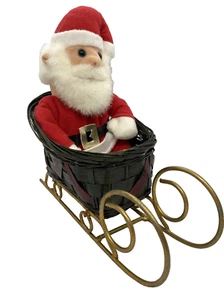 Mighty Star Ltd. Beanie Boppers Santa Plush Doll with Sled - Picture 1 of 5