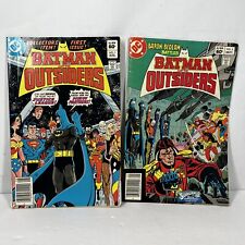 Batman And The Outsiders #1 #2 1983