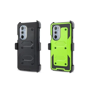 For Motorola Edge Plus 2022/30 Pro/X 30 Case Built in Screen + Belt Clip Holster - Picture 1 of 26