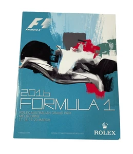 2016 Rolex Australian Grand Prix Formula 1 Race Program Melbourne - Picture 1 of 13