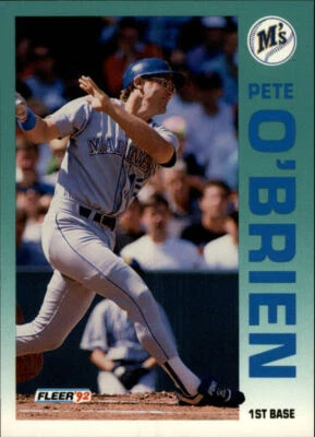 1992 Fleer #289 Pete O'Brien - NM - Image 1 of 2